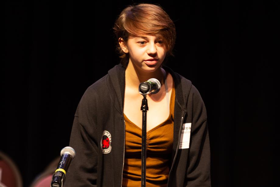 Chandler Unified spelling bee competitor